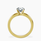 18kt Yellow Gold Arielle Solitaire Lab Diamond Ring side right image one