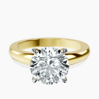 18kt Yellow Gold Arielle Solitaire Lab Diamond Ring front image