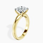18kt Yellow Gold Arielle Solitaire Lab Diamond Ring standing product image one