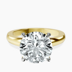 18kt Yellow Gold Arielle Solitaire Lab Diamond Ring front image