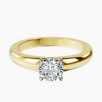 14kt Yellow Gold Arielle Solitaire Lab Diamond Ring front image