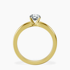 14kt Yellow Gold Arielle Solitaire Lab Diamond Ring side right image one