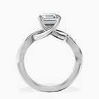 Platinum Evermore Solitaire Lab Diamond Ring side right image one