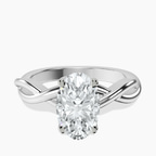 Platinum Evermore Solitaire Lab Diamond Ring front image