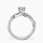 Platinum Evermore Solitaire Lab Diamond Ring side right image one