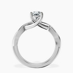 Platinum Evermore Solitaire Lab Diamond Ring side right image one