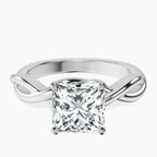 Platinum Evermore Solitaire Lab Diamond Ring front image