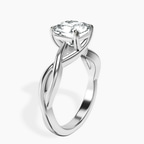 Platinum Evermore Solitaire Lab Diamond Ring standing product image one