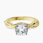 14ct Yellow Gold Evermore Solitaire Lab Diamond Ring front image