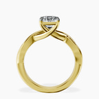 9ct Yellow Gold Evermore Solitaire Lab Diamond Ring side right image one
