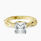 14ct Yellow Gold Evermore Solitaire Lab Diamond Ring front image