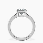 Platinum Demi Four Prong Lab Diamond Ring side right image one