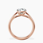 2.82 ct. round Allen Solitaire Ring in 10kt rose gold side right image one