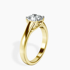 1.49 ct. cushion Allen Solitaire Ring in 14kt yellow gold standing product image one