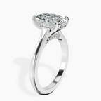 2.06 ct. oval Demi Lovato Engagement Ring in 18kt white gold standing product image one
