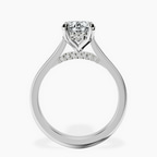 2.06 ct. oval Demi Lovato Engagement Ring in 18kt white gold side right image one