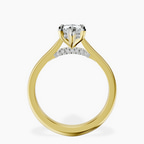 1.39 ct. marquise Elsa Solitaire Ring in 10kt yellow gold side right image one