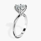 2.82 ct. round Alora Solitaire Ring in 18kt white gold standing product image one