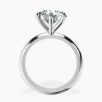 2.82 ct. round Alora Solitaire Ring in 18kt white gold side right image one