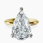 14kt Yellow Gold Alora Six Prong Solitaire Lab Diamond Ring front image