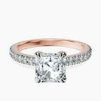 9ct Rose Gold Claire Full Eternity Lab Diamond Ring front image