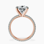18kt Rose Gold Claire Full Eternity Lab Diamond Ring side right image one