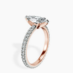 1.39 ct. marquise Claire Eternity Ring in 10kt rose gold standing product image one
