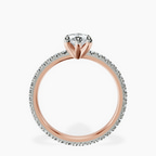 1.39 ct. marquise Claire Eternity Ring in 10kt rose gold side right image one
