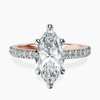 9ct Rose Gold Claire Full Eternity Lab Diamond Ring front image