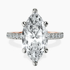 14kt Rose Gold Claire Full Eternity Lab Diamond Ring front image