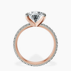 14kt Rose Gold Claire Full Eternity Lab Diamond Ring side right image one