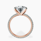 18kt Rose Gold Claire Full Eternity Lab Diamond Ring side right image one