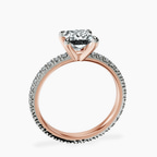 14kt Rose Gold Claire Full Eternity Lab Diamond Ring side right image one