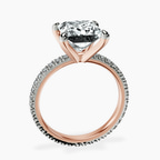 14kt Rose Gold Claire Full Eternity Lab Diamond Ring side right image one