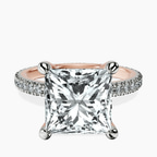 14kt Rose Gold Claire Full Eternity Lab Diamond Ring front image