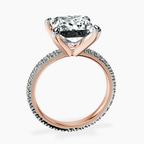 14kt Rose Gold Claire Full Eternity Lab Diamond Ring side right image one