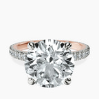 14kt Rose Gold Claire Full Eternity Lab Diamond Ring front image