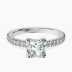 14kt White Gold Claire Full Eternity Lab Diamond Ring front image
