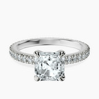 14ct White Gold Claire Full Eternity Lab Diamond Ring front image