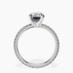14ct White Gold Claire Full Eternity Lab Diamond Ring side right image one
