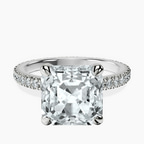 14kt White Gold Claire Full Eternity Lab Diamond Ring front image