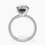 14kt White Gold Claire Full Eternity Lab Diamond Ring side right image one