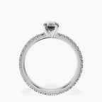 14kt White Gold Claire Full Eternity Lab Diamond Ring side right image one