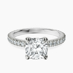 9ct White Gold Claire Full Eternity Lab Diamond Ring front image