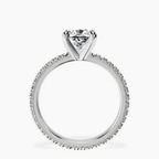 9ct White Gold Claire Full Eternity Lab Diamond Ring side right image one