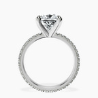 18kt White Gold Claire Full Eternity Lab Diamond Ring side right image one