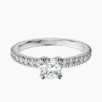 10kt White Gold Claire Full Eternity Lab Diamond Ring front image
