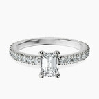 14kt White Gold Claire Full Eternity Lab Diamond Ring front image