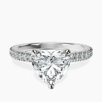 9ct White Gold Claire Full Eternity Lab Diamond Ring front image