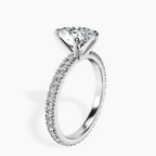 9ct White Gold Claire Full Eternity Lab Diamond Ring standing product image one
